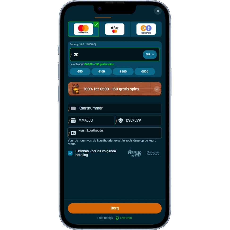 RingoSpin Casino Stortingen en Uitbetalingen